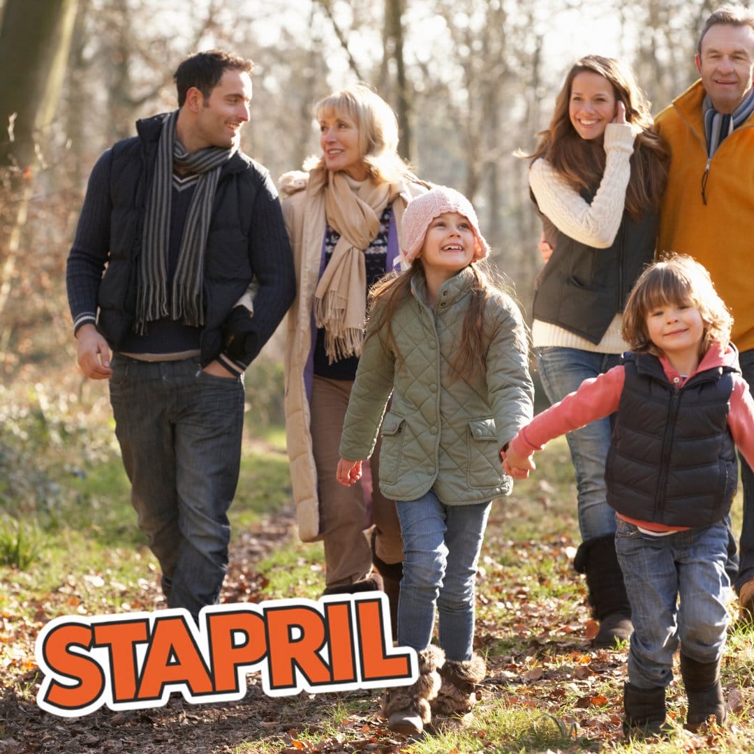 Stapril afbeelding website wandelen particulier